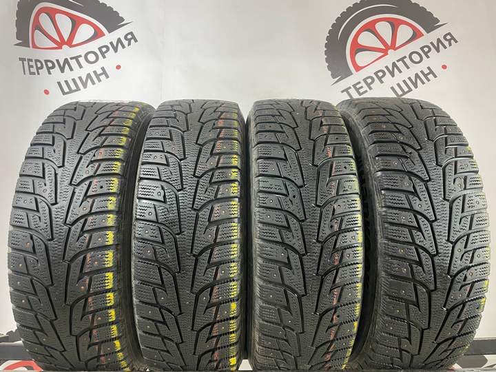 Комплект (4 шт) зимних БУ шин шипованные Hankook Winter I'Pike RS W419 185/65 R15 30% износ