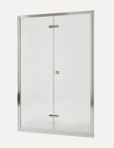 Изображение товара Душевая дверь в нишу Ceruttispa D101F стеклянная, гармошкой, 100 см, матовая, итальянская