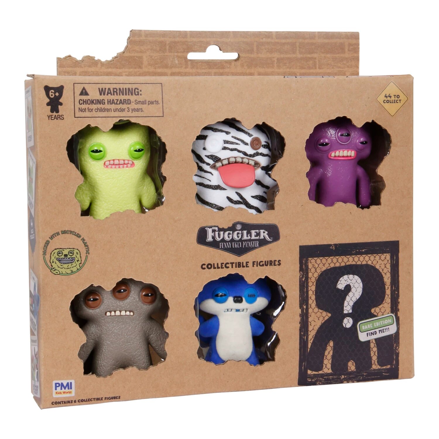 Fuggler Munchy Monster Series Blind Box Keychain Set D - 5 Подтверждённых 1 Случайный, Коллекционная Игрушка