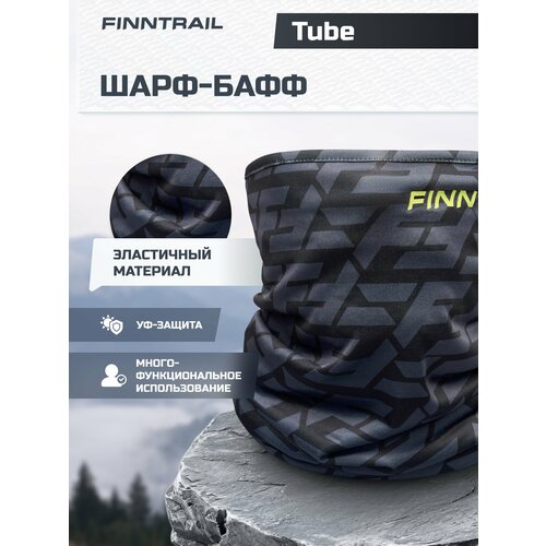 фото Шарф finntrail для мужчин, one size, graphite