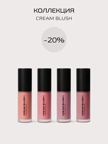 Изображение товара PMKL promakeup Набор Румяна стойкие, кремовые CREAM BLUSH long-lasting fluid,101-104