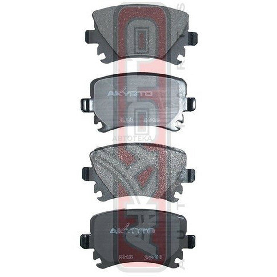 Колодки тормозные дисковые задние AKYOTO AKD0349