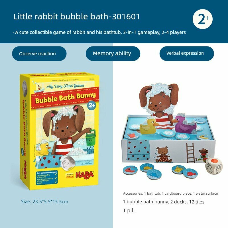 HABA Зайчик в Ванной - Обучающая Игра для Детей 2 Лет
