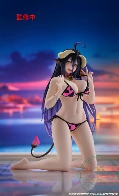 TAiTO Аниме Фигура/OVERLORD Desktop Cute albedo Cow pattern swimsuit Renewal/DG