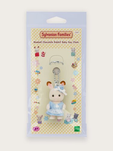 Изображение товара Sylvanian Families Брелок "Шоколадный крольчонок в голубом платье"