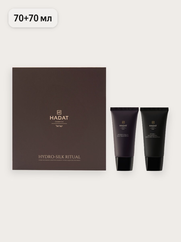 Изображение товара HADAT SILK HAIR SET Подарочный набор для восстановления и увлажнения волос, шампунь, маска