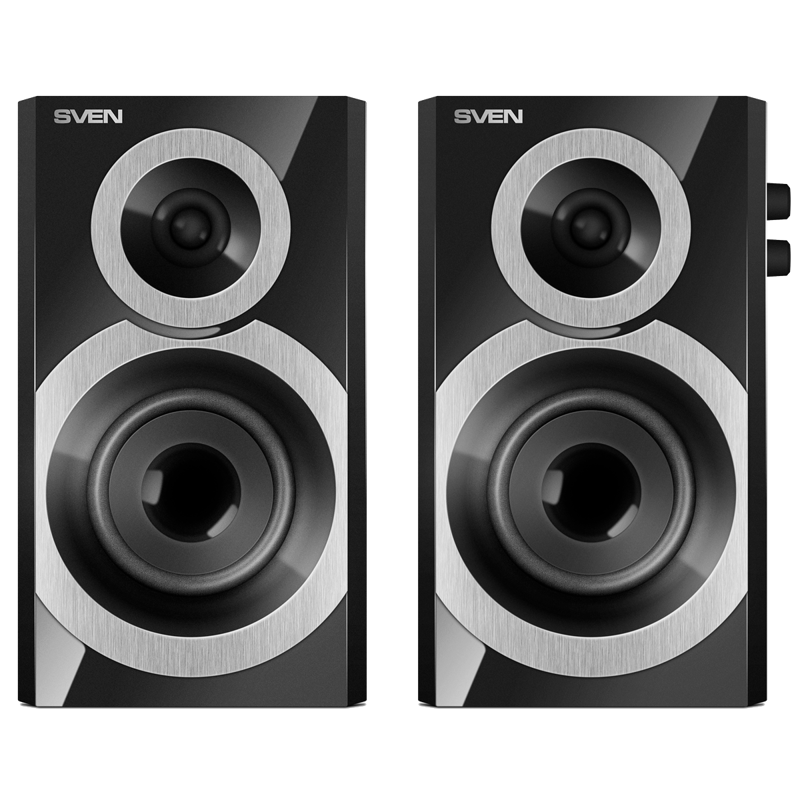 Колонки Sven SPS-619, 20 Вт, проводное подключение, чёрный SV-011277