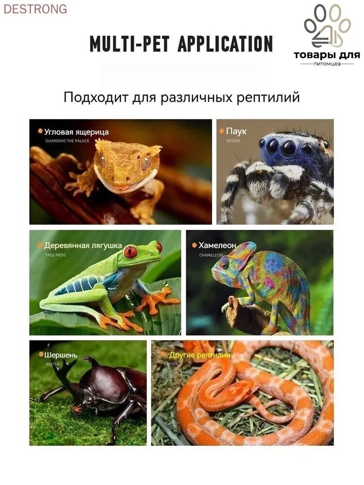 Террариум акриловый кубический 20×20×30 см с вентиляцией и запорной дверцей — фото 1