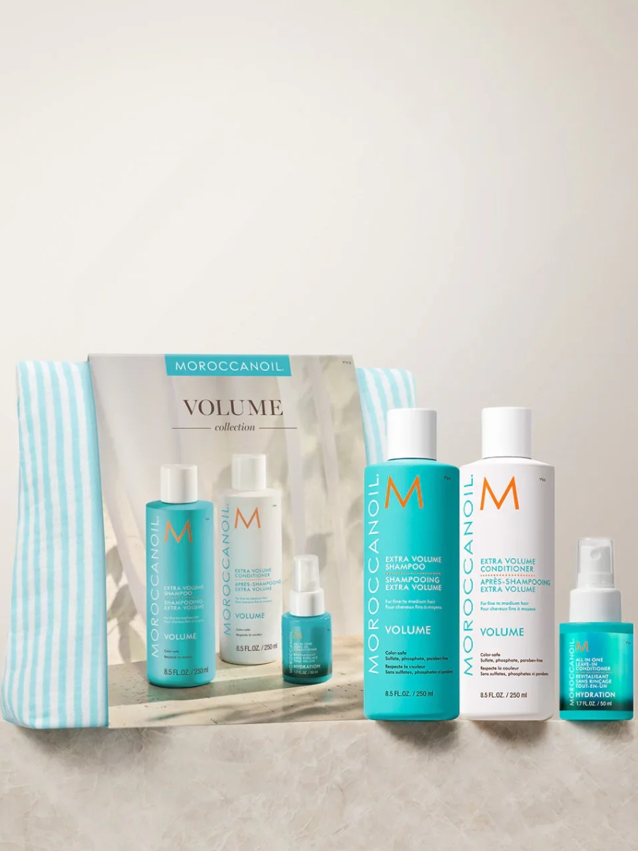 MOROCCANOIL VOLUME Весенний Набор Объем 2026 (шампунь + кондиционер + спрей-кондиционер)