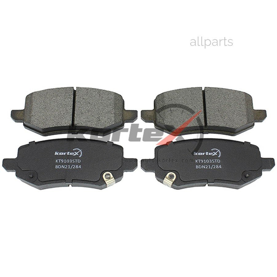 KORTEX KT9103STD Колодки торм. зад. к-т (электрический ручник)