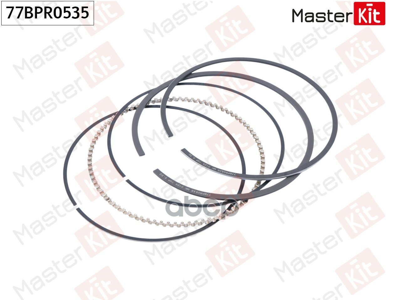 Кольца поршневые (к-т на 1 поршень) Ford/Mazda/Volvo SYDA/LF17/B 4204 S3 77BPR0535 MasterKit арт. 77BPR0535