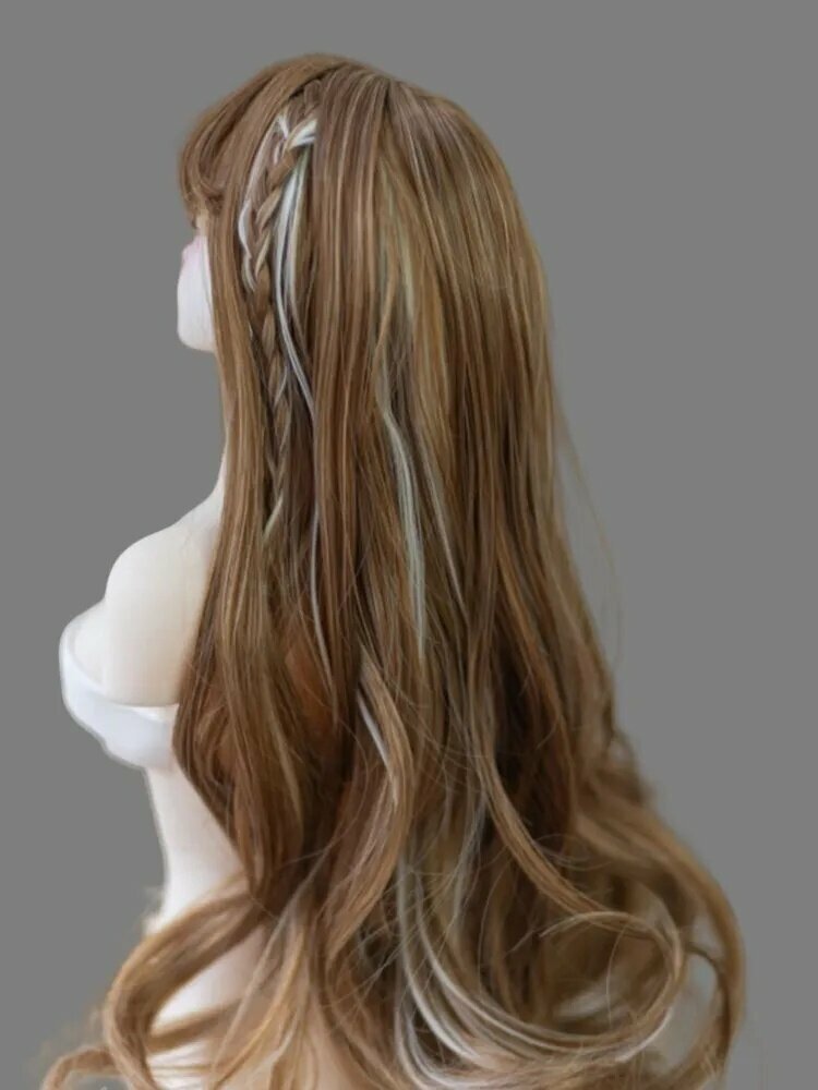 Yutotue 1/3 1/4 1/6 BJD Волосы куклы Длинные, светло-коричневого оттенка