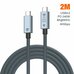 Кабель Thunderbolt 4 USB4 40 Гбит/с Gray 2m
