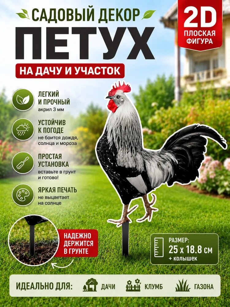 Фигурка садовая