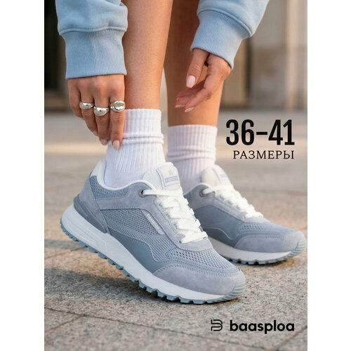 фото Кроссовки baasploa лето, размер 40, голубой