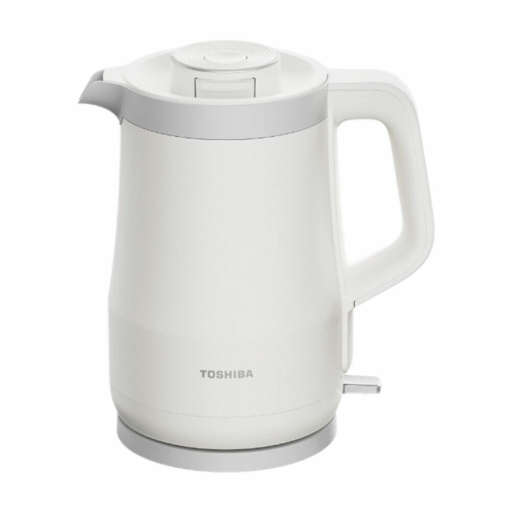 Электрический чайник Toshiba KT-15DXURU, белый, 1,5л, 1500Вт, автоотключение