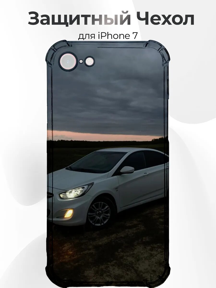 Чехол iPhone 7/8/SE 2 Hyundai Solaris I RB белый