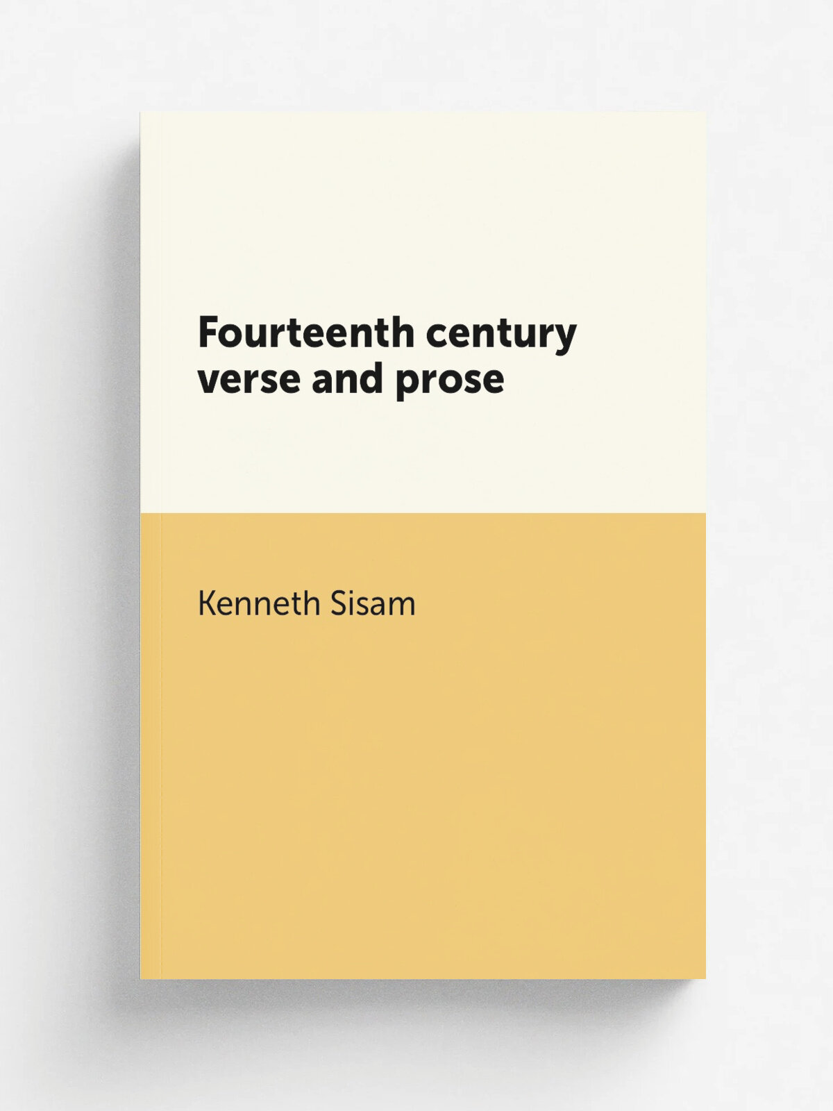 Fourteenth century verse and prose