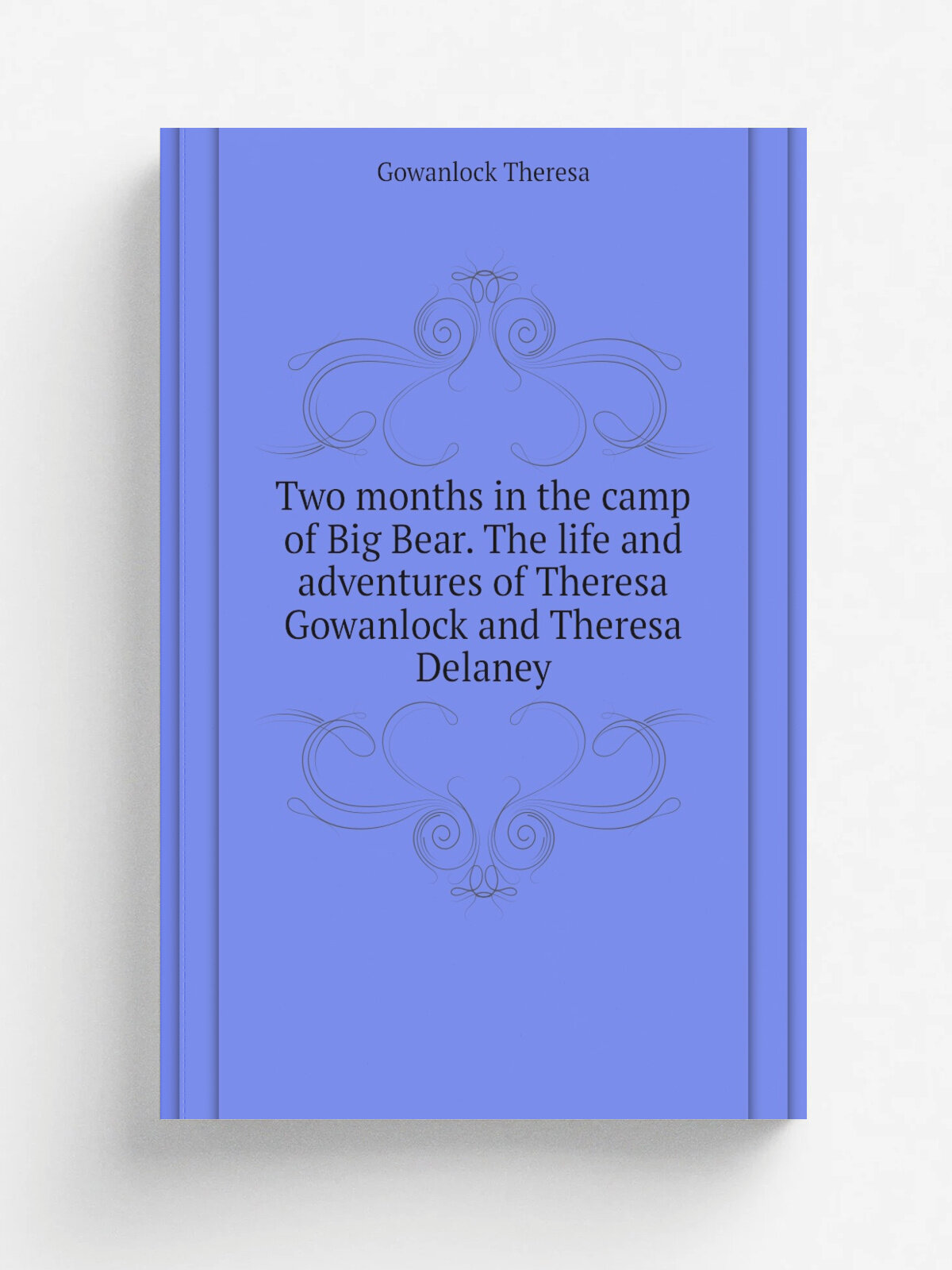 Two months in the camp of Big Bear. The life and adventures of Theresa Gowanlock and Theresa Delaney | Gowanlock Theresa | Репринт