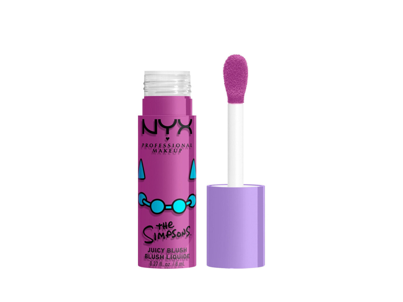 Румяна NYX Professional Makeup Simpsons Juicy - Flüssiges Rouge, 02 - Lavender Sass