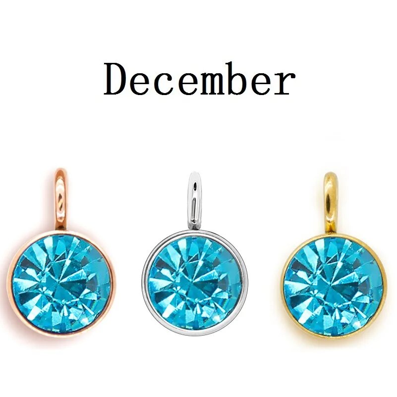 Подвеска "December" синяя, сталь