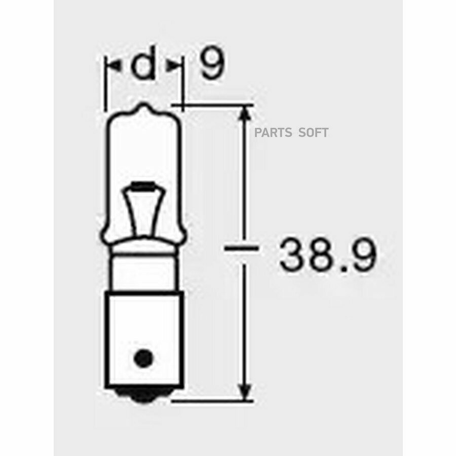Лампа накаливания сигнальная H21W BAY9s Original 12V 21W Картон 1шт OSRAM 64136 | цена за 1 шт