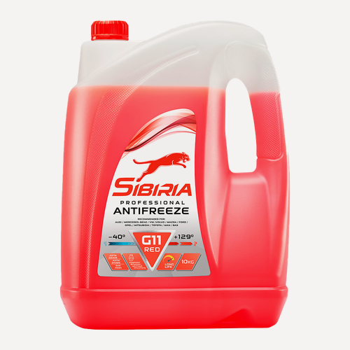 Изображение товара Антифриз SIBIRIA -40 G11 красный 10 кг 800887