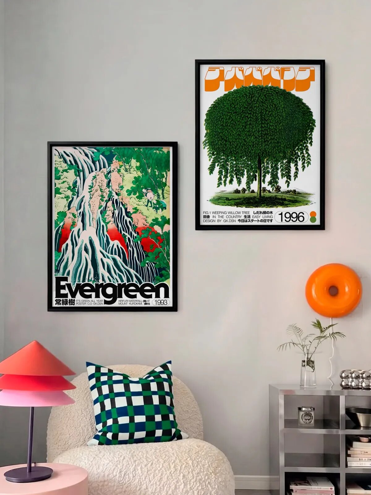 Набор постеров "Evergreen x Willow Tree", 30x40 см, 2 штуки
