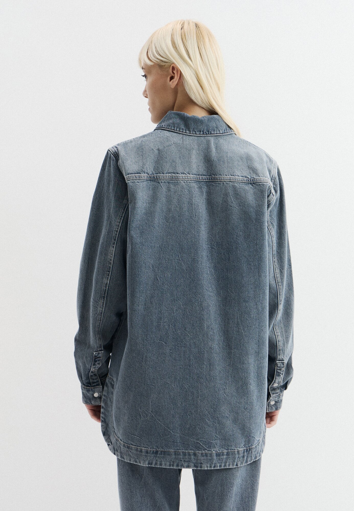 Блуза KARL LAGERFELD JEANS, размер M, синий — фото 1