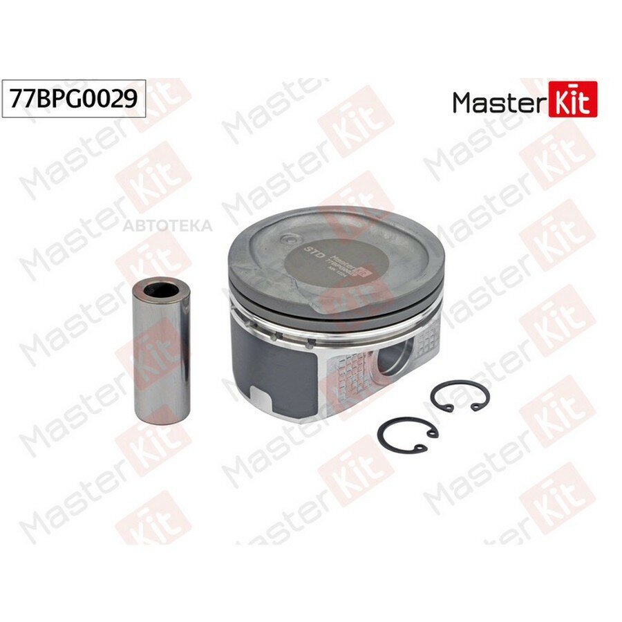 Поршень TOYOTA 1ZZ-FE с пальцем (без колец) (1шт) (STD) MASTERKIT 77BPG0029