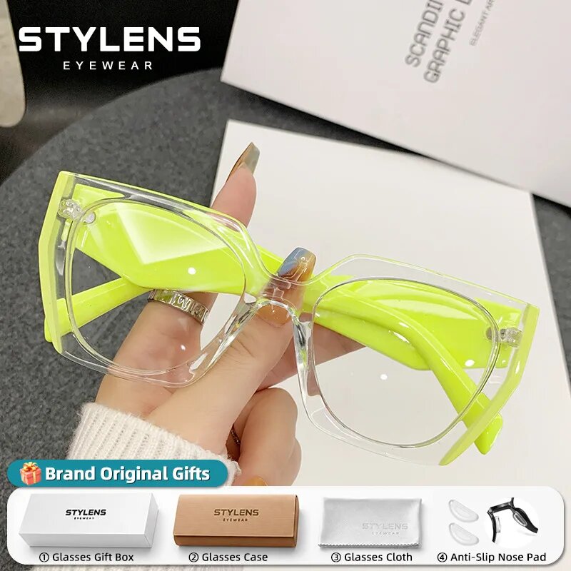 LYSON очки для чтения с бабочкой C3-Transparent Green -300
