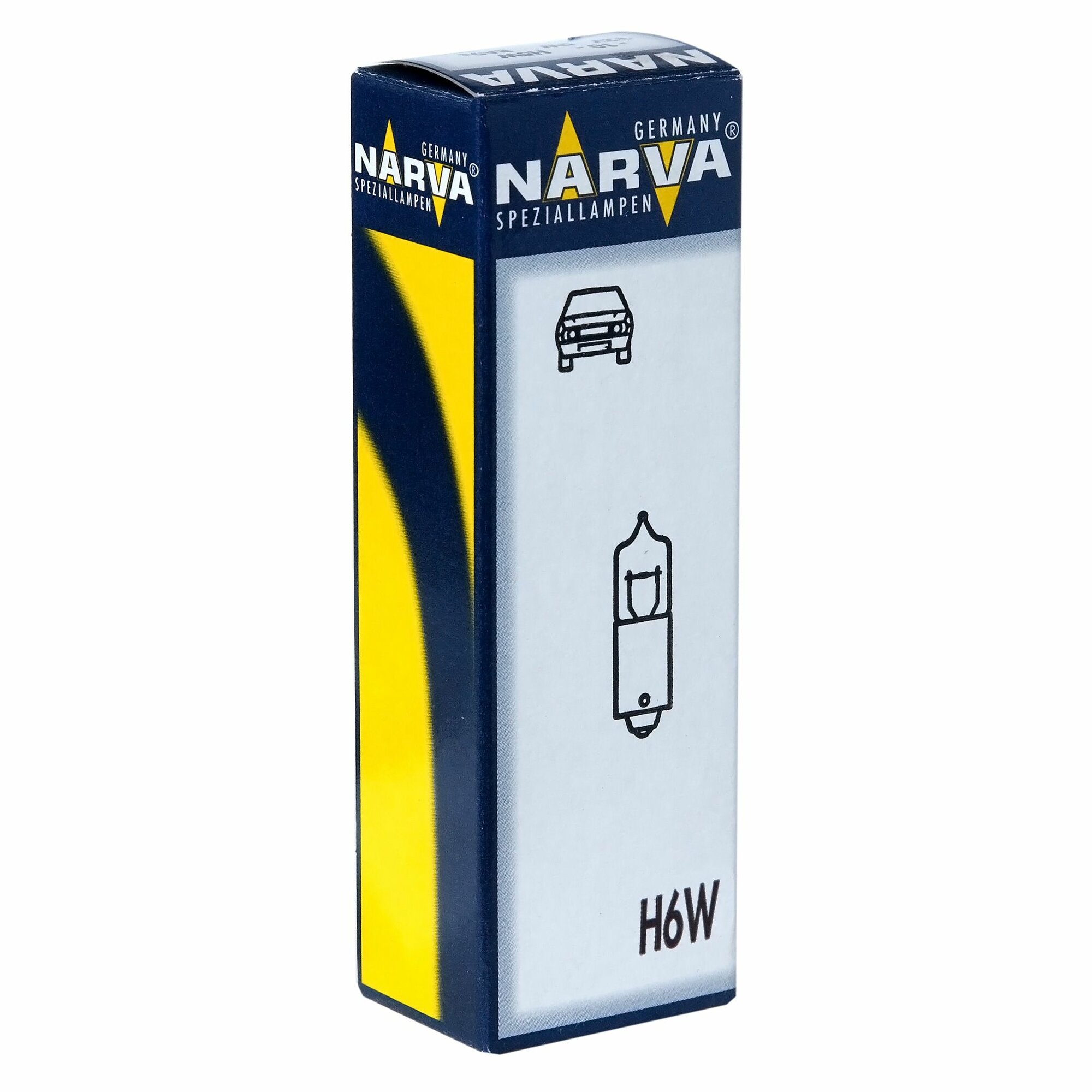 Автолампа H6W BAY9s 12V, 10 шт