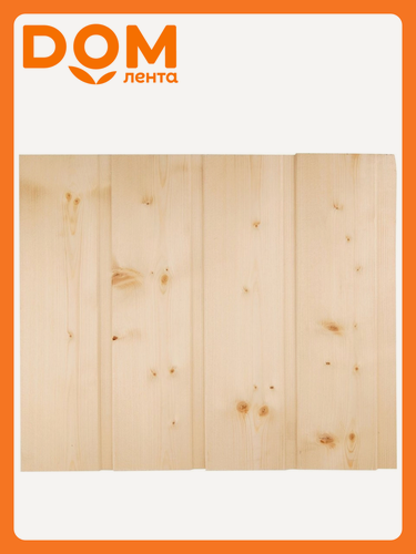 Изображение товара Вагонка строганная хвоя сорт АВ 2500х96х12,5 мм 2,4 кв. м, для оформления террасы