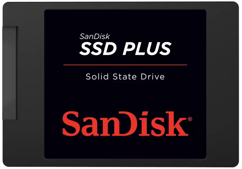 Твердотельный накопитель SanDisk SSD PLUS 2,5” SATA 250Gb, SDSSDA-250G-G28, 1 year