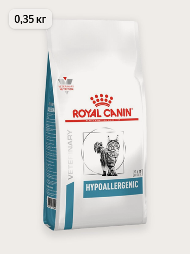 Изображение товара Сухой корм для кошек Royal Canin Hypoallergenic ветеринарный гипоаллергенный, 350 г