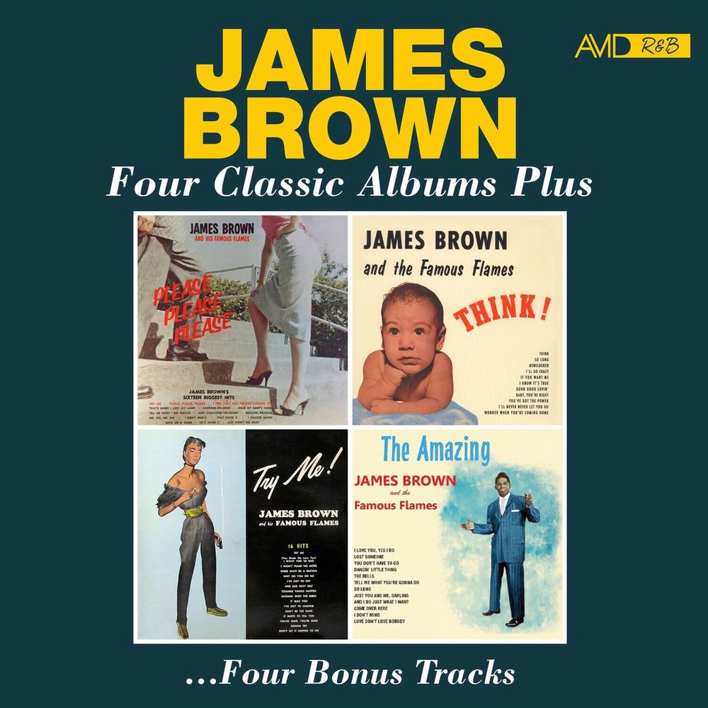 CD диск James Brown - Please Please Please/ Think/ Try Me/ The Amazing (2CD) 2023, Jewel Case