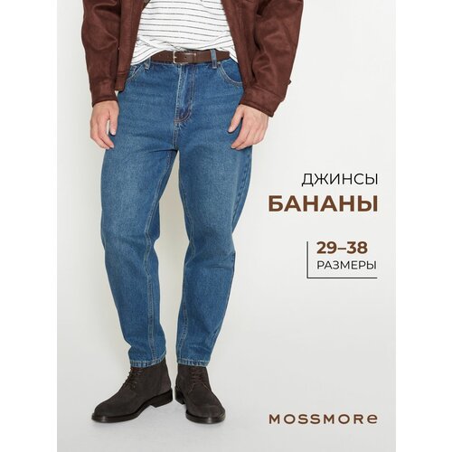 фото Джинсы mossmore, размер 34, dark blue