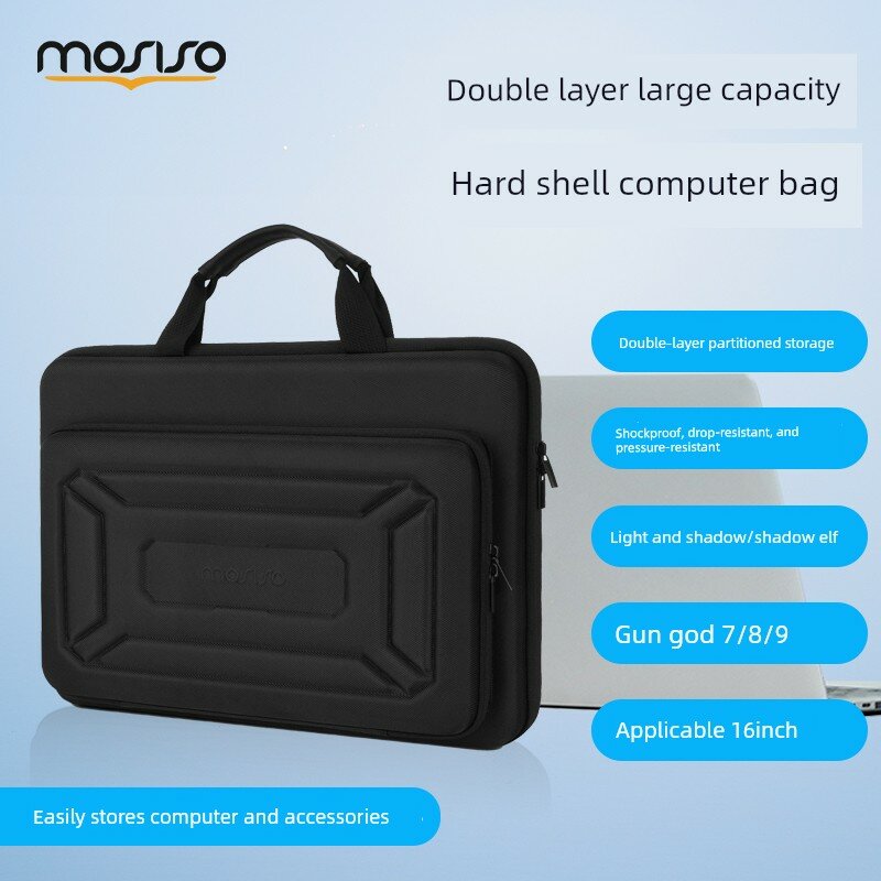 MOSISO Твёрдый чехол для ноутбука 16 дюймов для ASUS TUF Gaming 6 Pro и Mechanical Revolution Dragon 16 Pro, плечевой