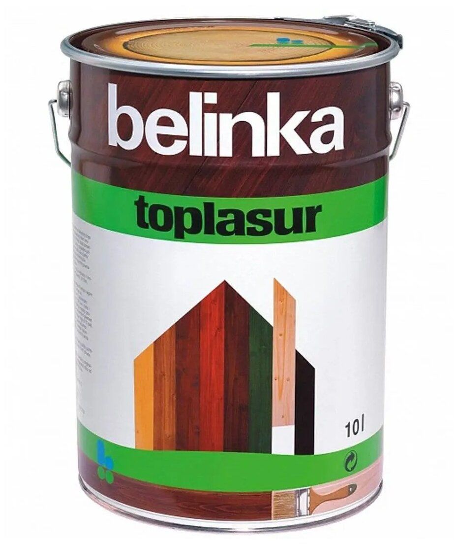 Belinka Toplasur/Белинка Топлазурь 10л, Цвет №23 Махагон, лазурное покрытие