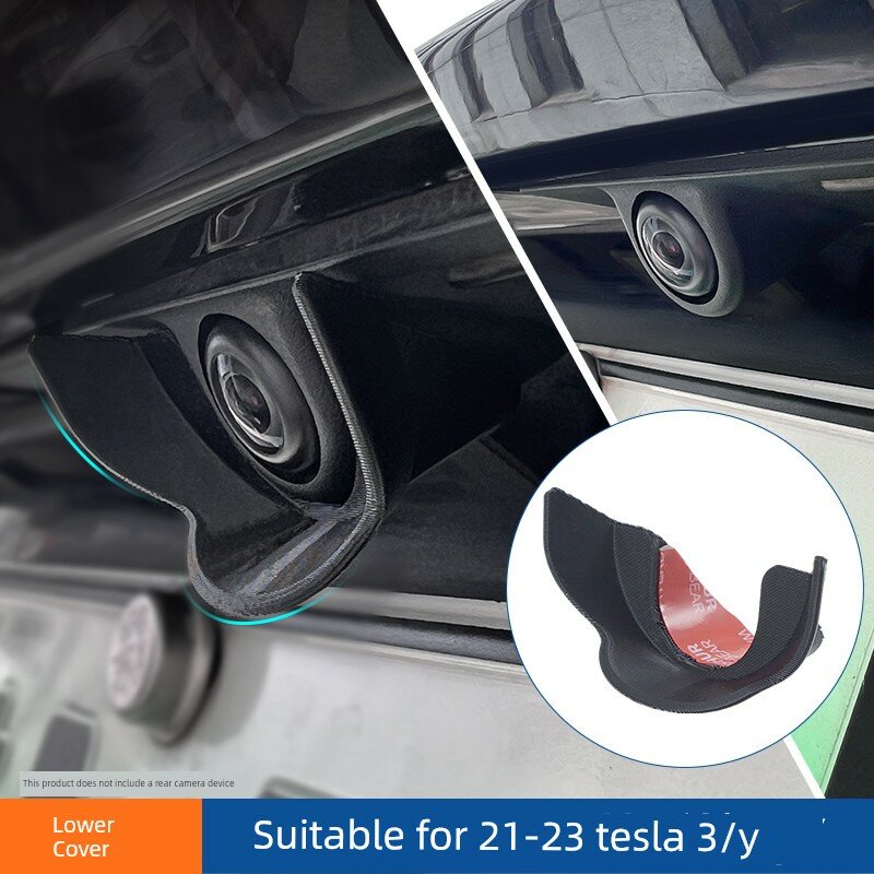Нижний 3D мягкий дождевик для задней камеры Tesla Model 3/Y – совместимость с моделями 2021-2023