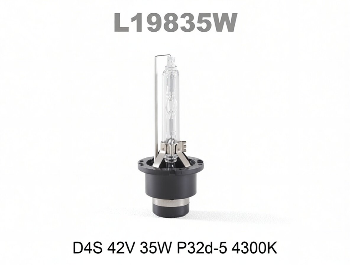 Лампа газоразрядная D4S 12V 35W P32d-5 4300K L19835W LYNXauto арт. L19835W