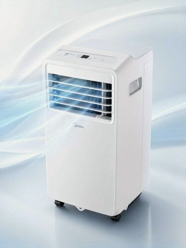 Изображение товара Мобильный кондиционер до 25 кв м Midea MPPH1-09СHN7G1, охлаждение, осушение, вентиляция, ионизатор