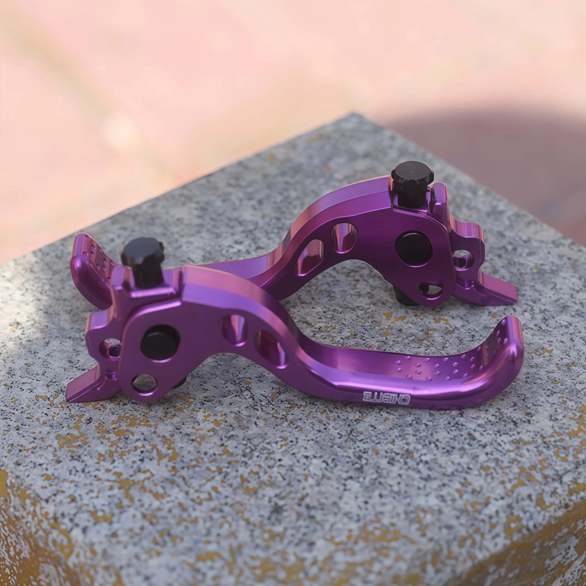 Рычаг тормоза Chibite для Shimano SLX M6100/M8100 Фиолетовый, a pair purple
