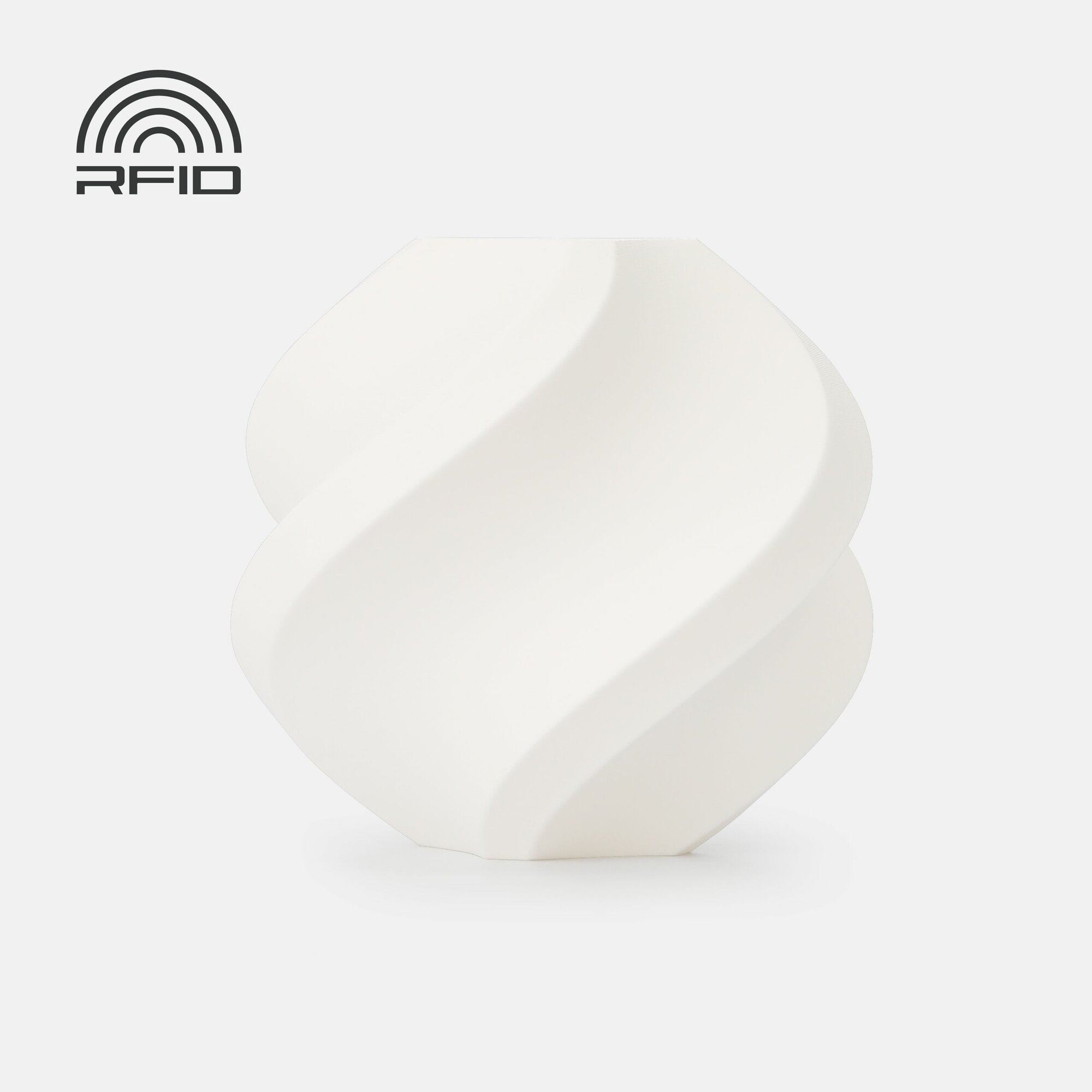 Катушка PLA Pure пластика Bambu lab 1.75 мм 1кг, чисто-белый (Pure white) - 17100