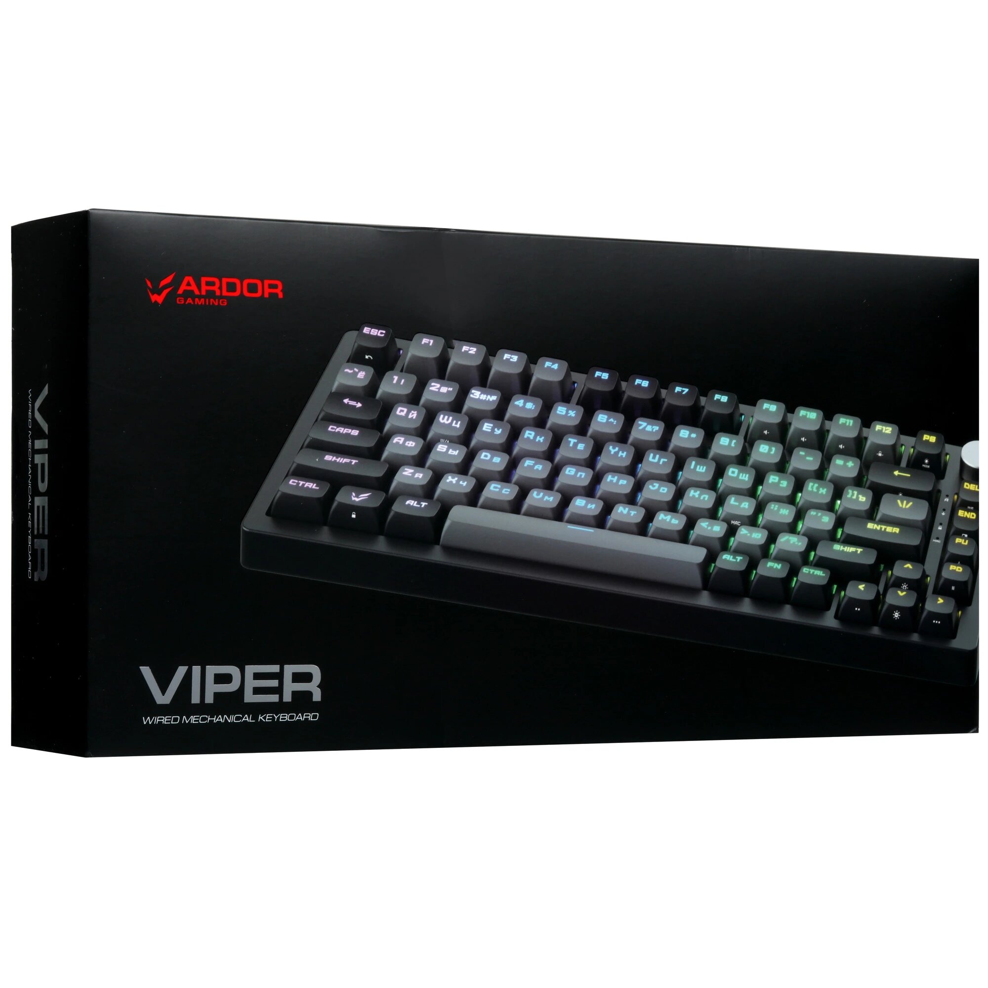 Клавиатура проводная ARDOR GAMING Viper черный