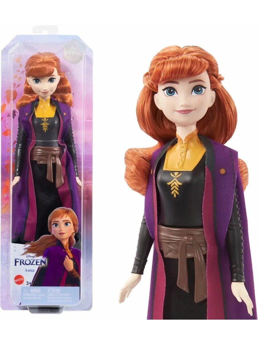 Модная Кукла и Аксессуар Disney Frozen Анна, Вдохновленная Фильмом Disney Frozen 2