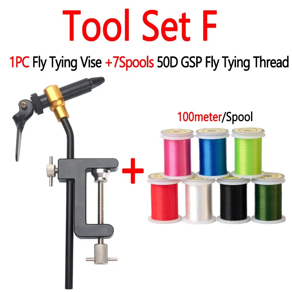 Bimoo Тиски для вязания мушек из закаленной стали 50D GSP Tool Set F