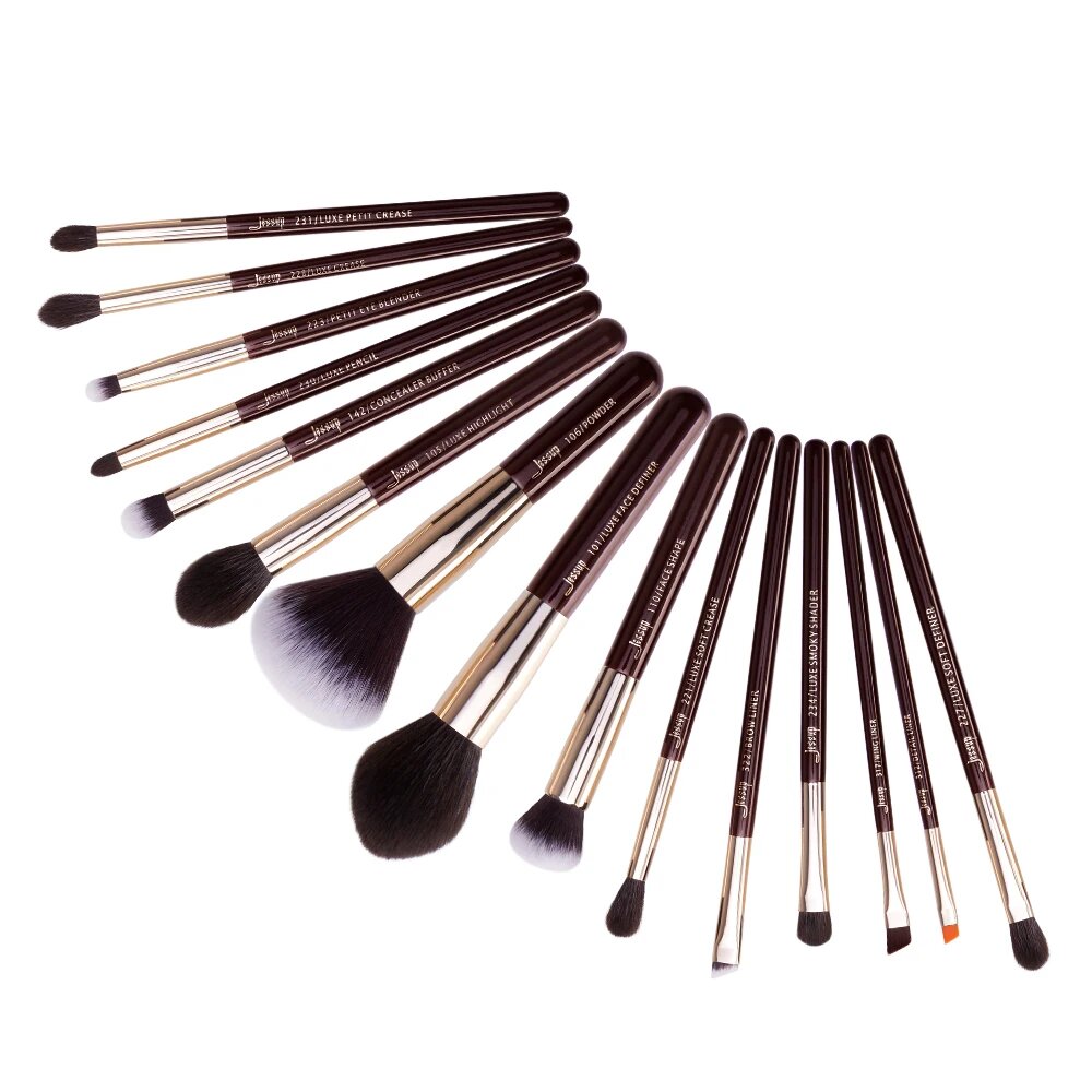 Набор кистей для макияжа Jessup Beauty 15 шт. G2-T282-15PCS