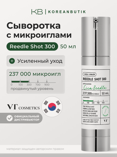 Изображение товара Интенсивная бустер-сыворотка с микроиглами VT Cosmetics VT Reedle Shot 300 50ml