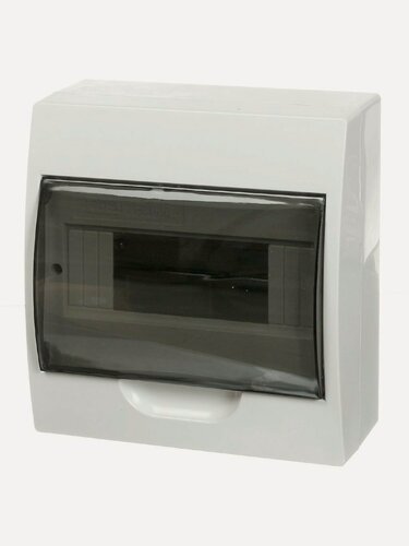 Изображение товара Бокс настенного монтажа TDM Electric ЩРН-П на 8 модулей IP40, навесной электрощит для автоматов, артикул SQ0901-0003